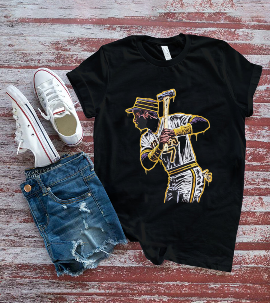 Roberto Clemente Pittsburgh Pirates Number 21 Baseball T-Shirt