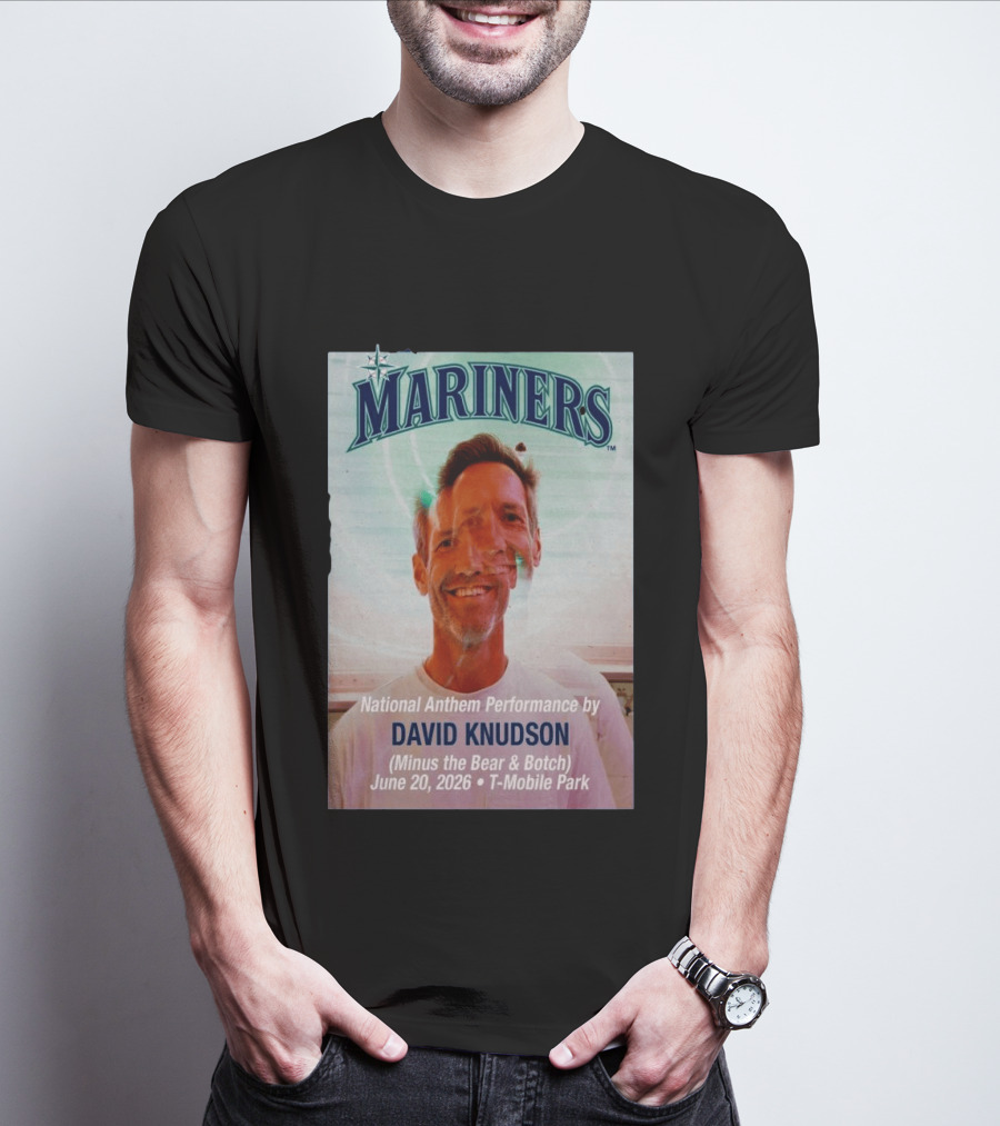 Mariners National Anthem Performance David Knudson June 20 2026 Mobile Park T-Shirt