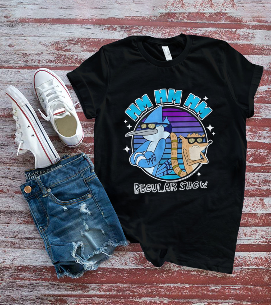 HM HM HM Mordecai And Rigby Regular Show Cartoon T-Shirt
