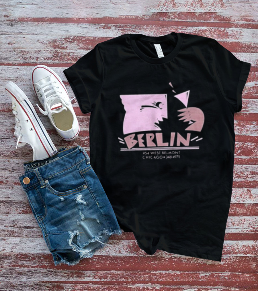 Night Gallery Berlin Club Art Pink Brush T-Shirt