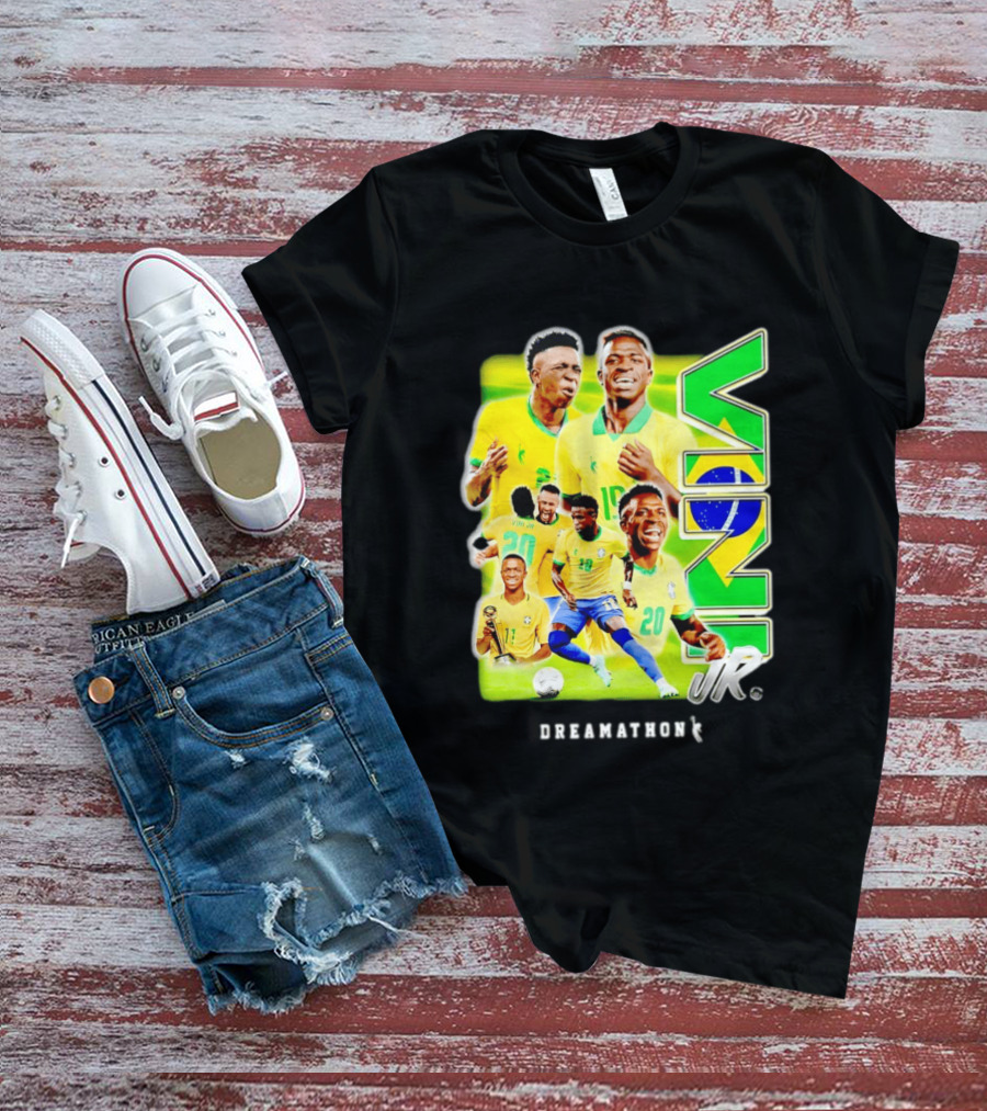 Vini Jr Brazil Dreamathon Soccer Moments T-Shirt