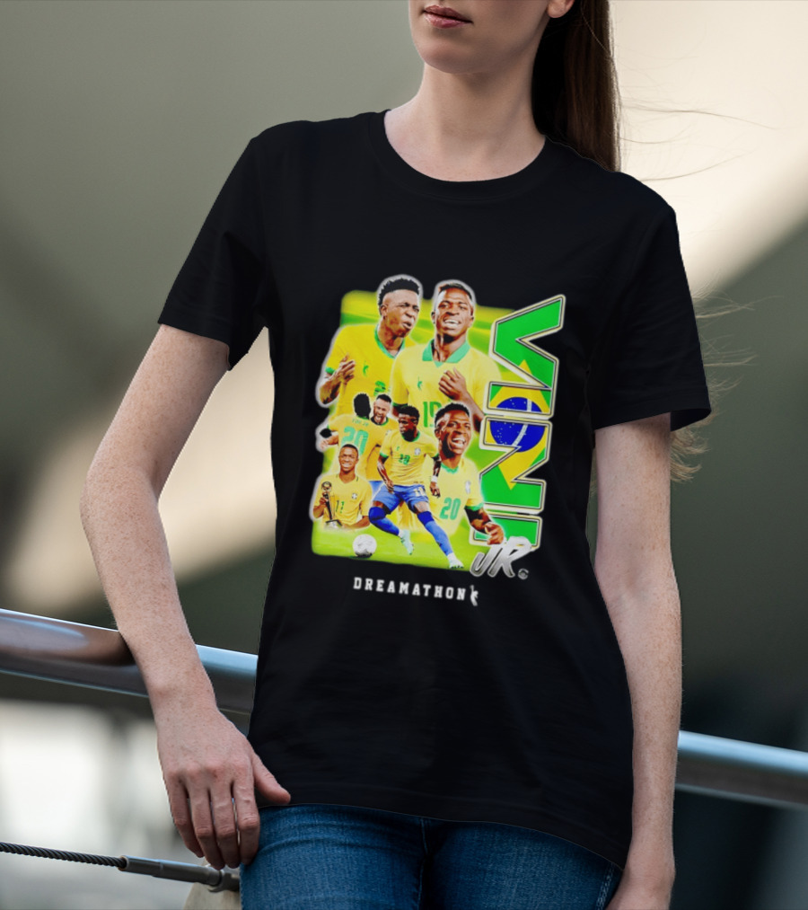 Vini Jr Brazil Dreamathon Soccer Moments T-Shirt