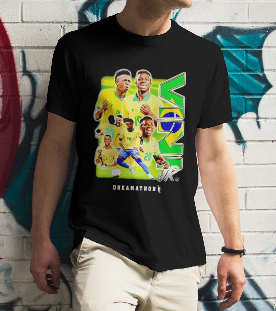 Vini Jr Brazil Dreamathon Soccer Moments T-Shirt