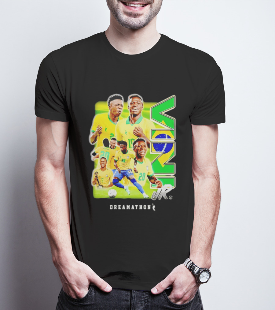 Vini Jr Brazil Dreamathon Soccer Moments T-Shirt