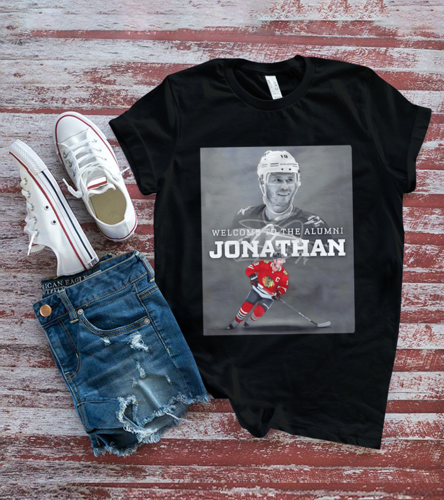 Welcome To The Alumni Jonathan Toews Chicago Hockey Legend T-Shirt