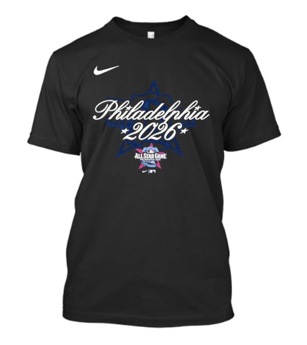 Nike Philadelphia 2026 MLB All Star Game Stars Liberty Bell T-Shirt