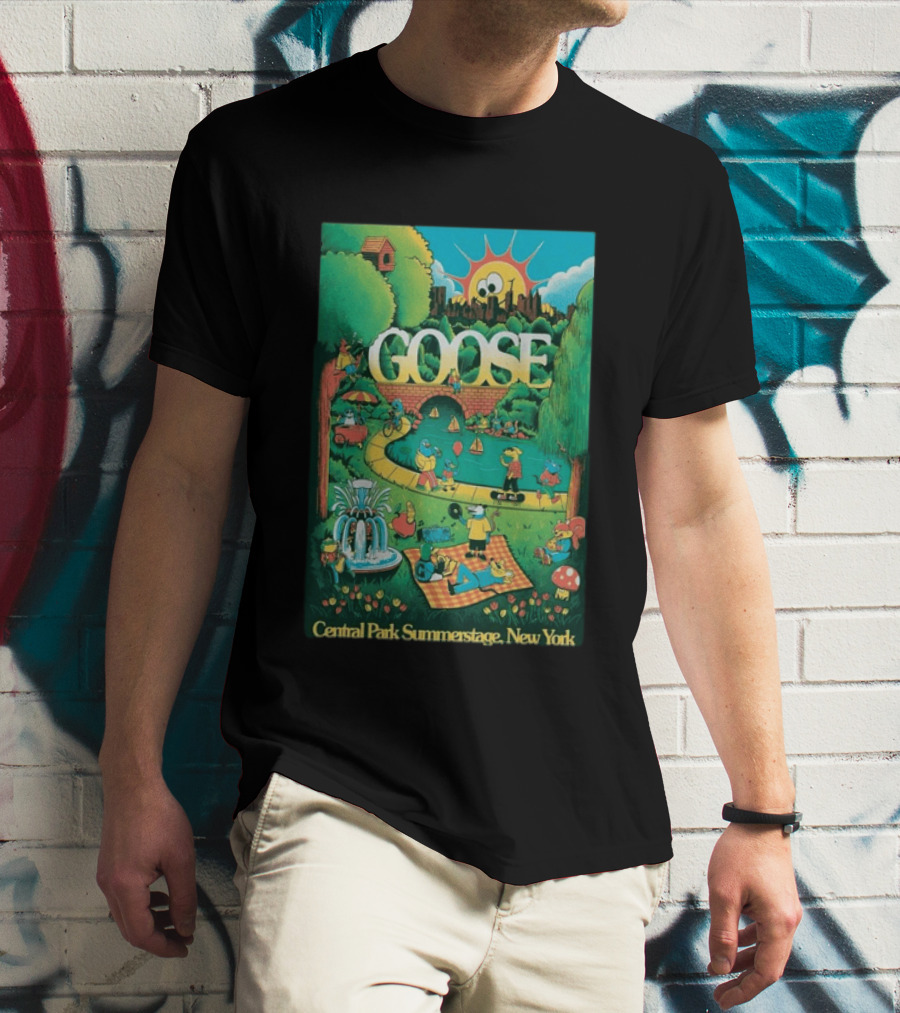 GOOSE Central Park Summerstage New York Jun 21 2026 T-Shirt