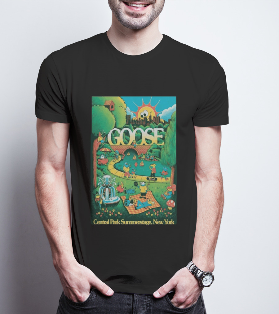 GOOSE Central Park Summerstage New York Jun 21 2026 T-Shirt