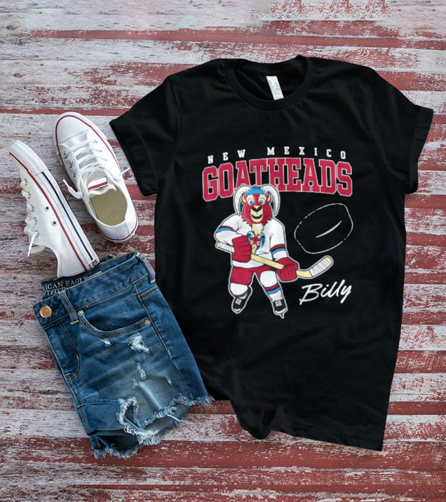 New Mexico Goatheads Billy Hockey T-Shirt