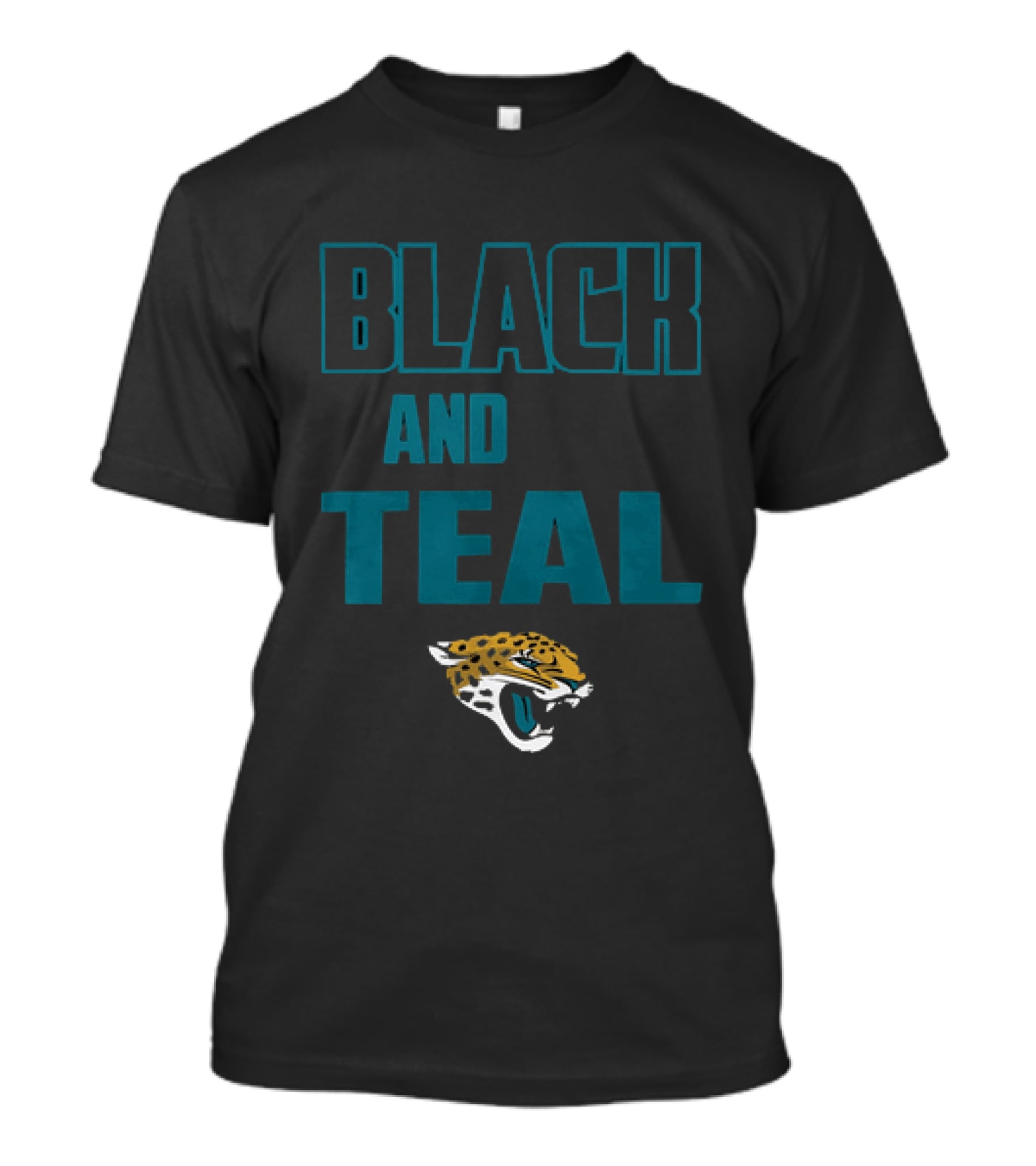 Jaguars Black And Teal Blanket With Iconic Jaguar T-Shirt