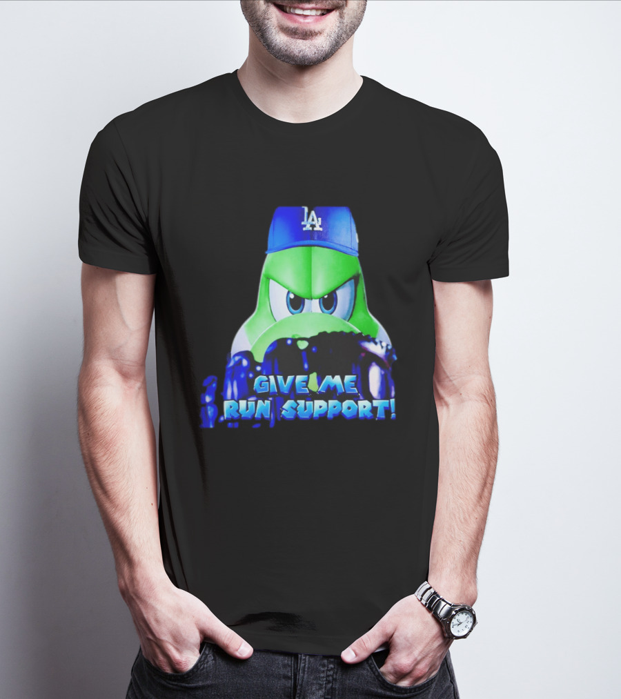 Los Angeles Dodgers Give Me Run Support Yoshi T-Shirt
