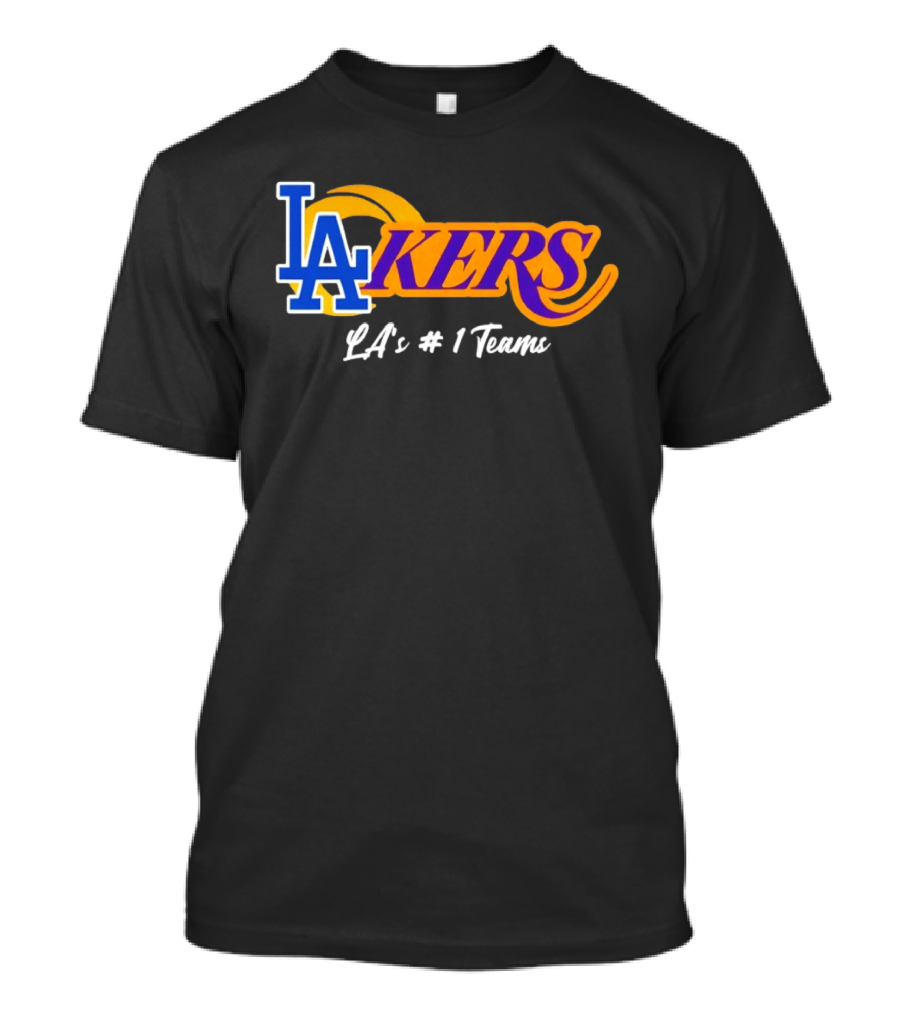 Los Angeles Dodgers Lakers LA's #1 Teams NBA 2026 T-Shirt