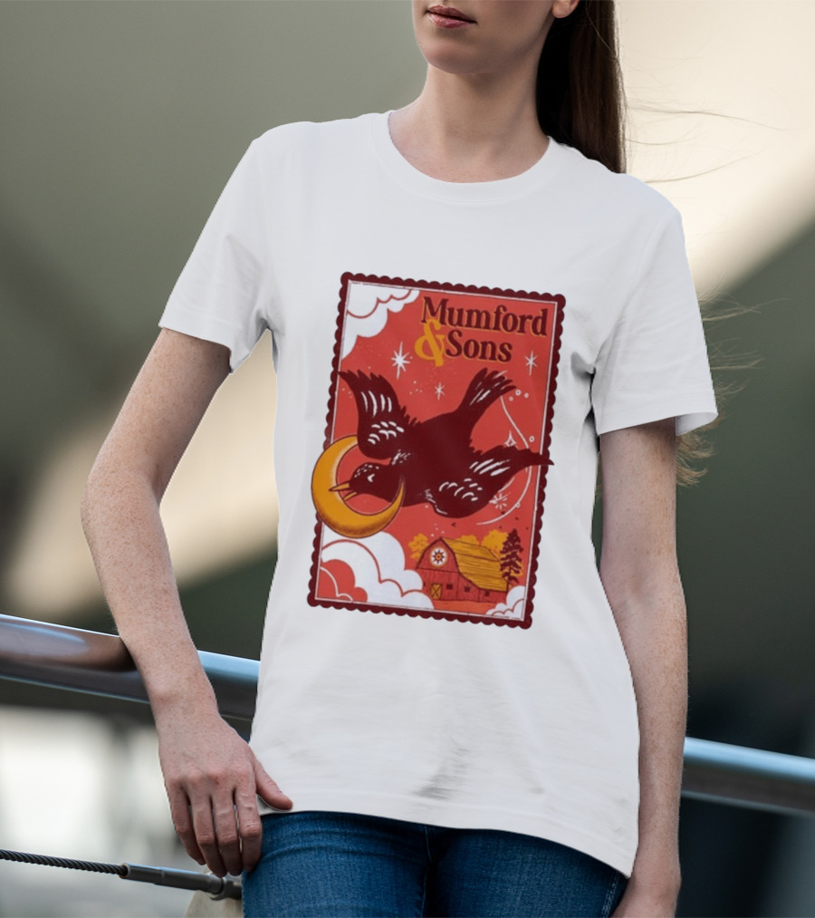 Mumford And Sons Concert June 20 2026 Hershey PA Barn And Bird T-Shirt