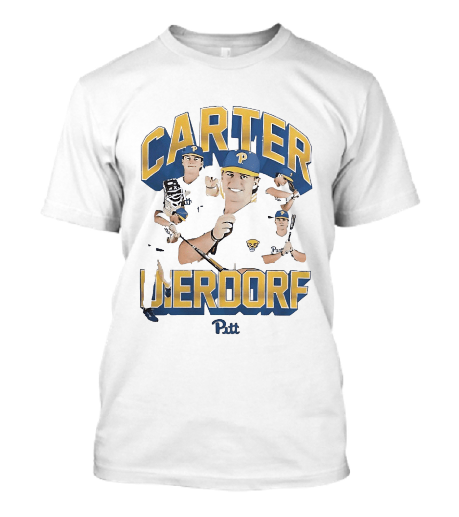 Carter Dierdorff Pitt Baseball Panthers NCAA T-Shirt