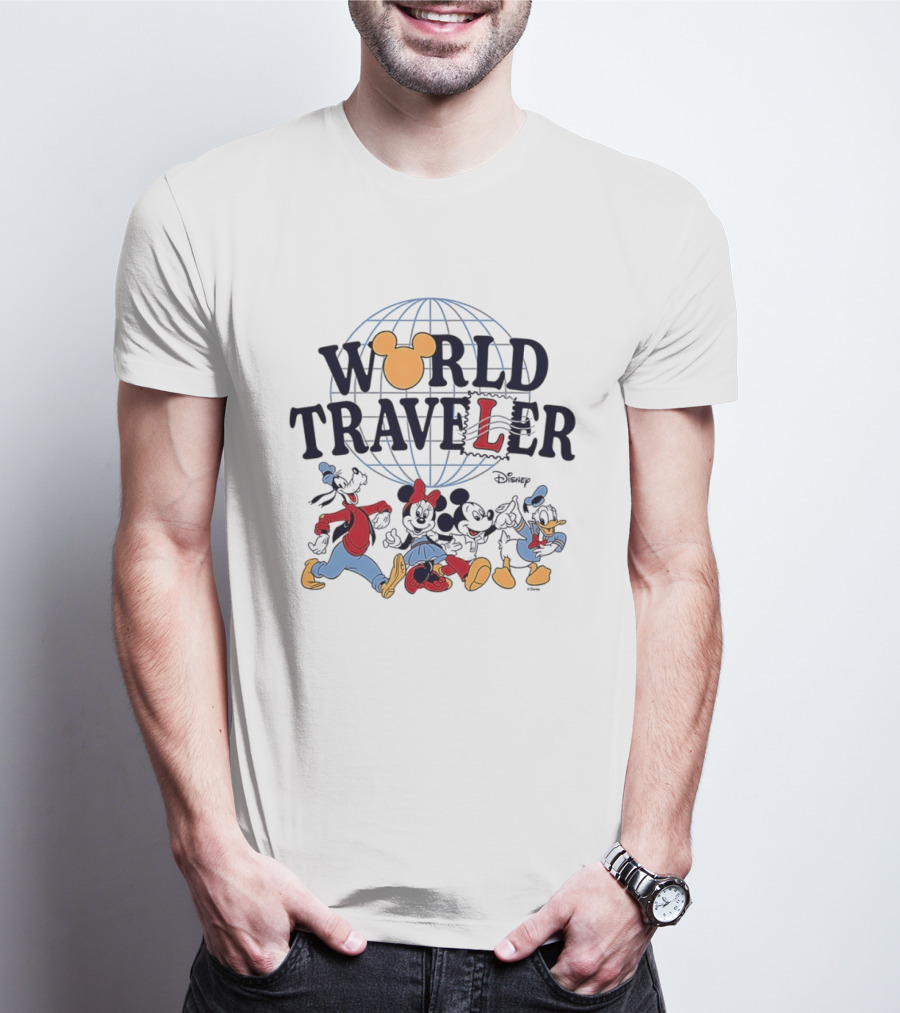 World Traveler Disney Mickey Mouse And Friends T-Shirt
