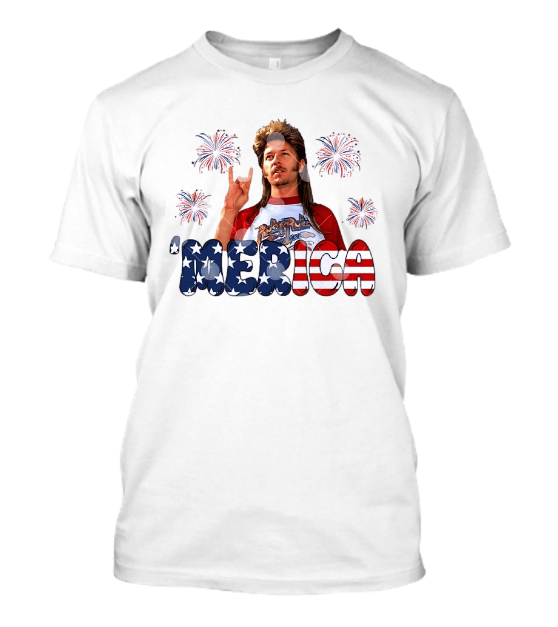 Joe Dirt 'Merica Fourth Of July Fireworks RockNRoll T-Shirt