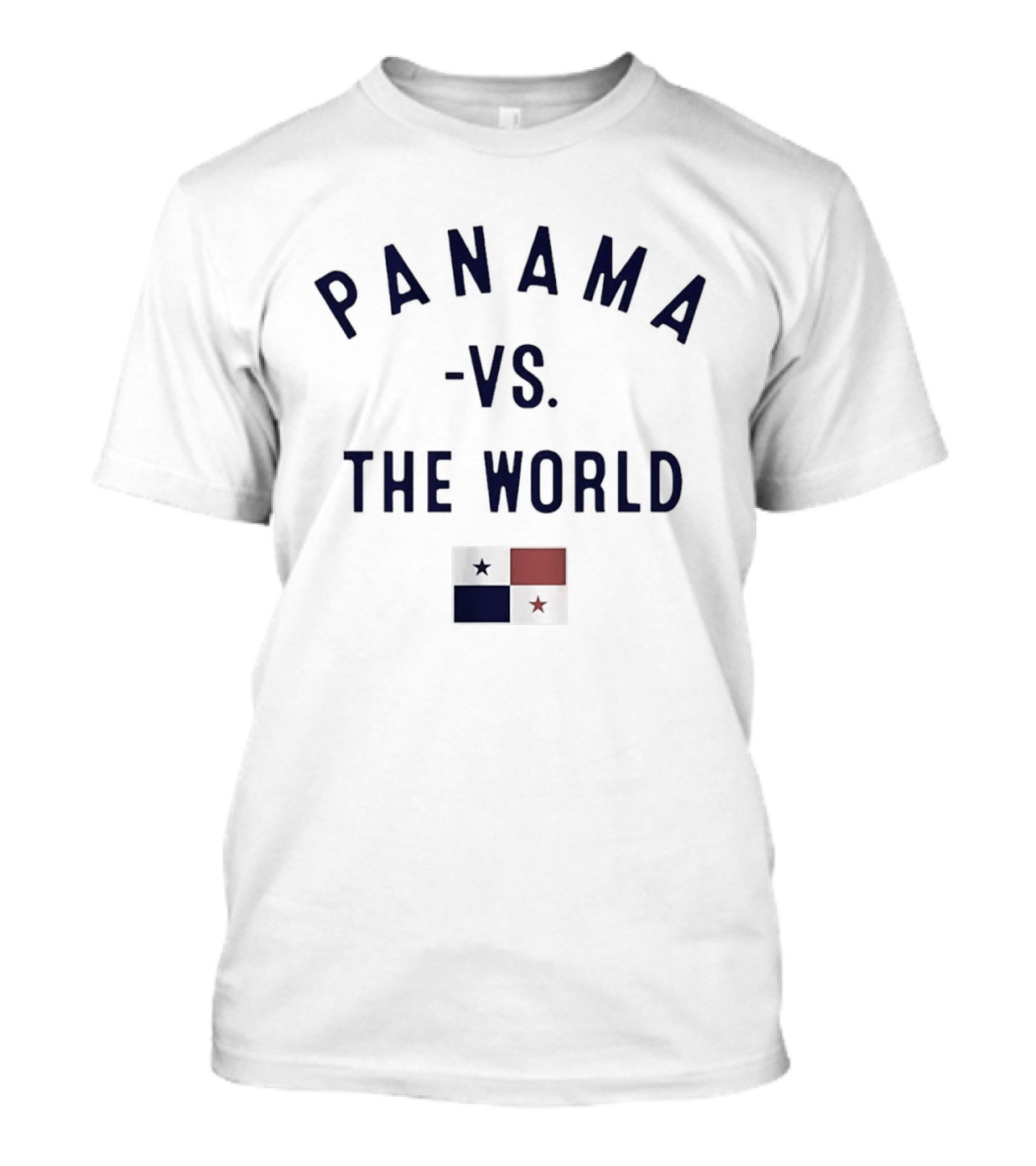 Panama Vs The World Flag Patriotic Display T-Shirt