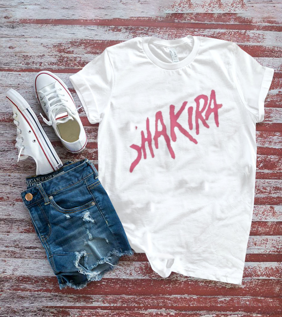 Shakira Las Mujeres Ya No Lloran World Tour Neon T-Shirt