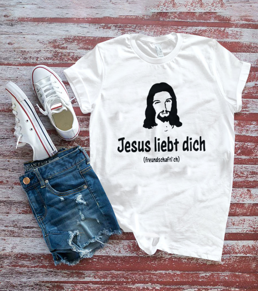 Jesus Liebt Dich Freundschaftlich T-Shirt