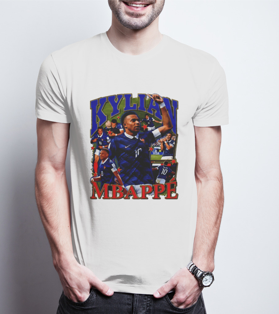Kylian Mbappe France National Team Star Player Highlights Number 10 T-Shirt