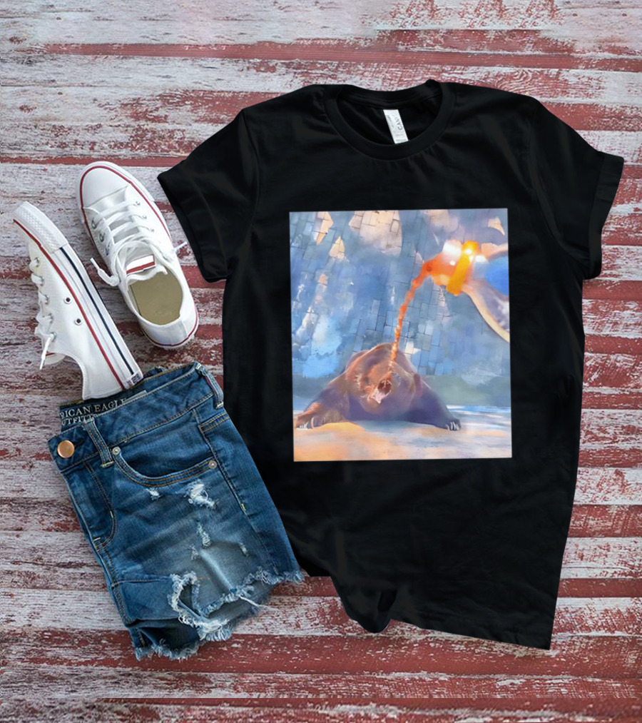 Bear Cola Bottle Wildlife Nature Animal Beverage Refreshment Zoo T-Shirt