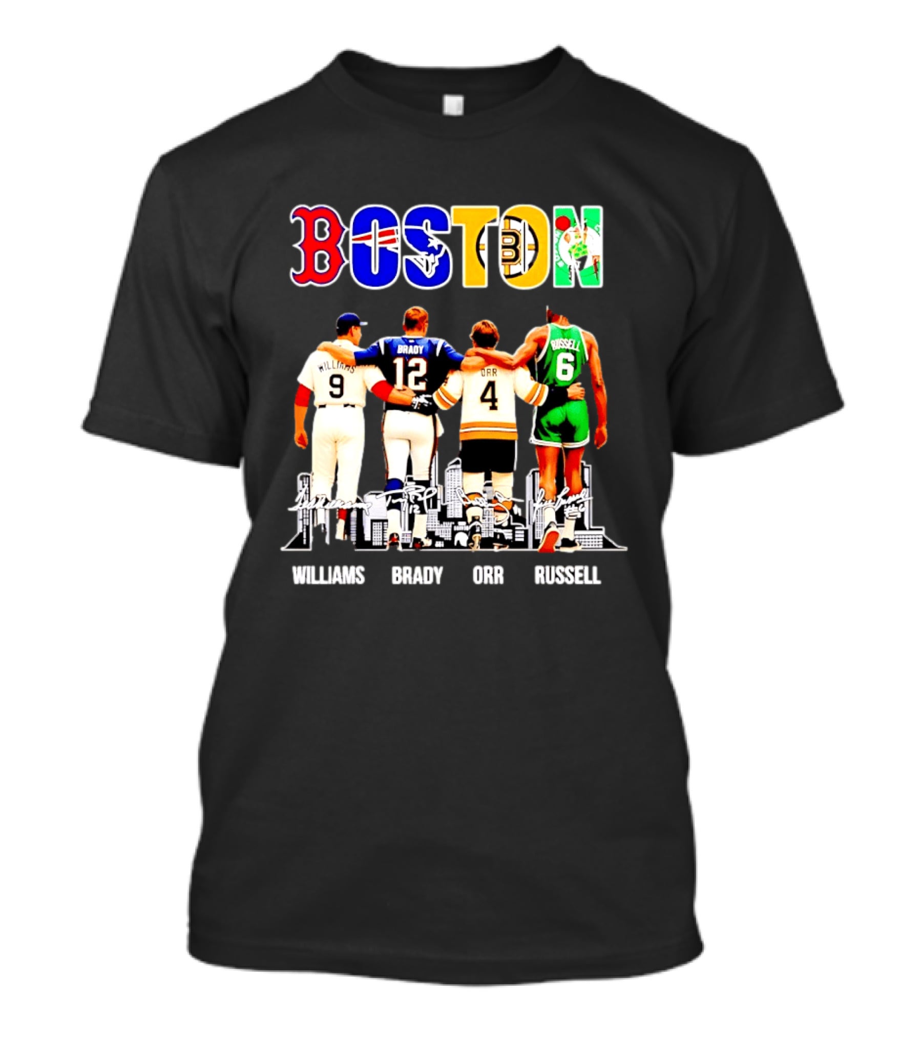 Boston Williams Brady Orr Russell Sports Legends T-Shirt