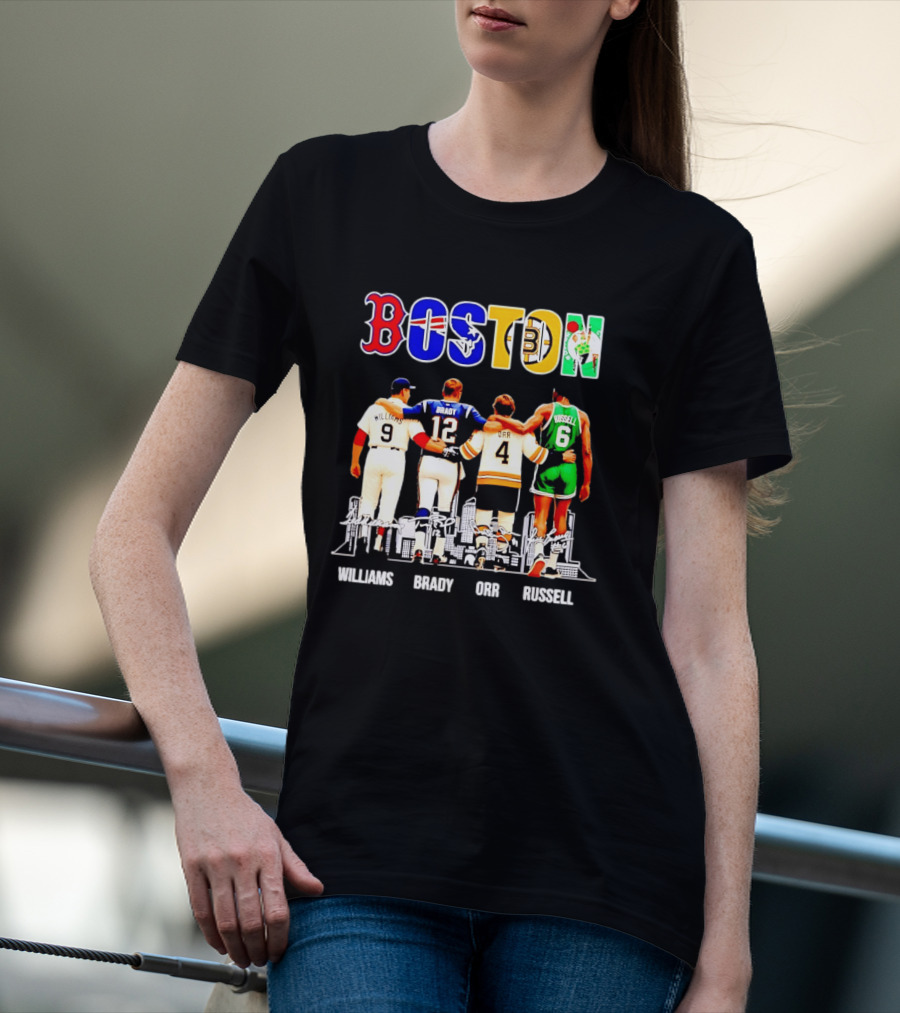 Boston Williams Brady Orr Russell Sports Legends T-Shirt