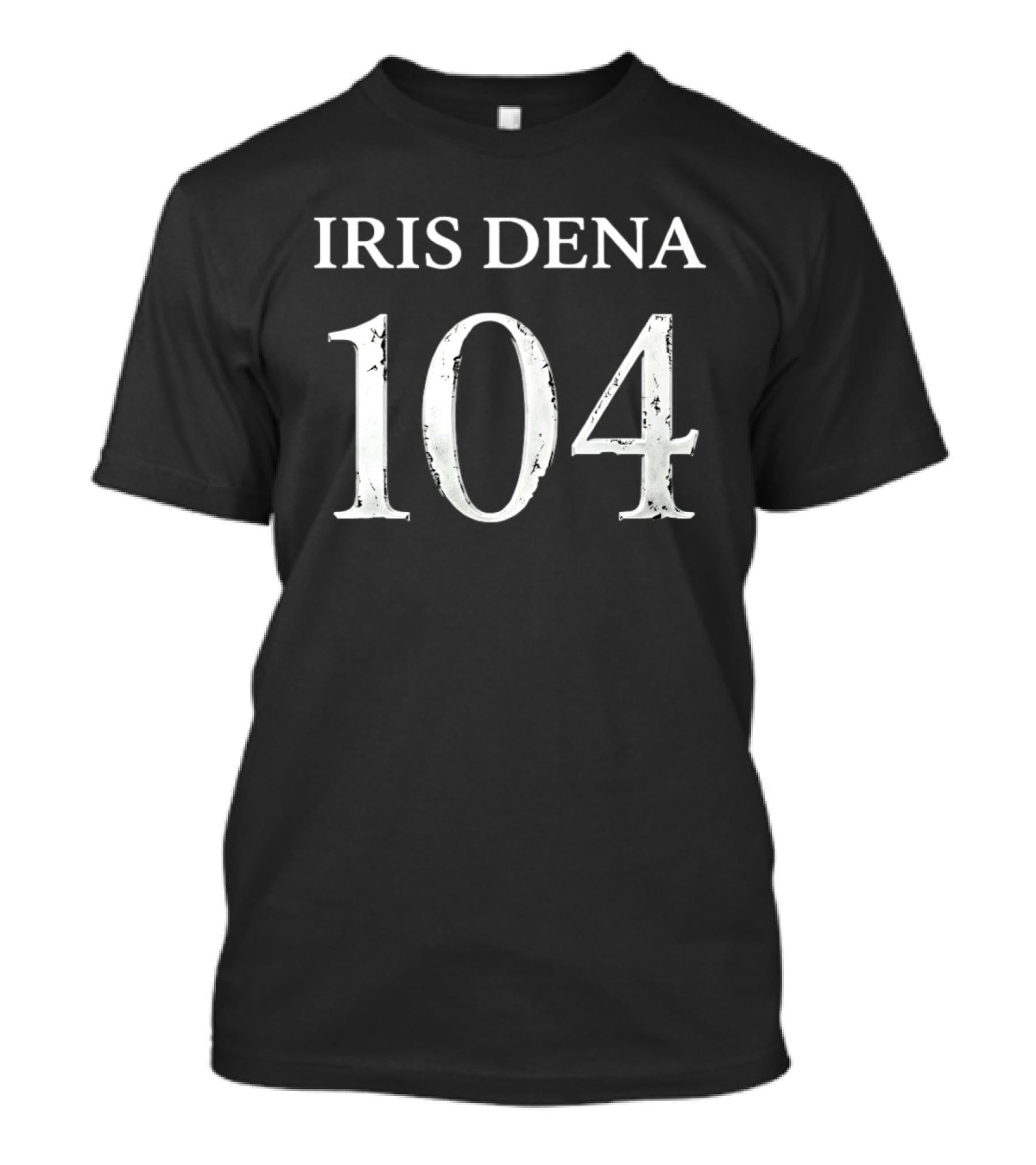 IRIS DENA 104 Metallic Numbers T-Shirt