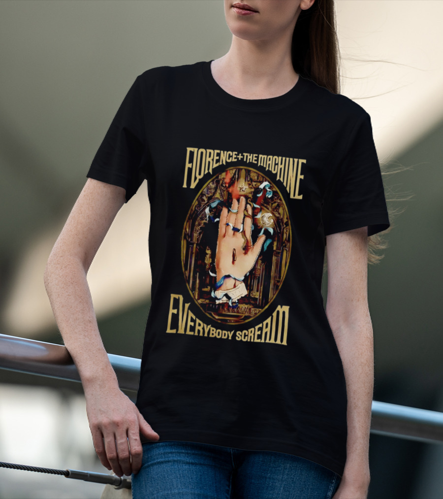 Florence And The Machine Everybody Scream Hand Candle Gothic Victorian T-Shirt