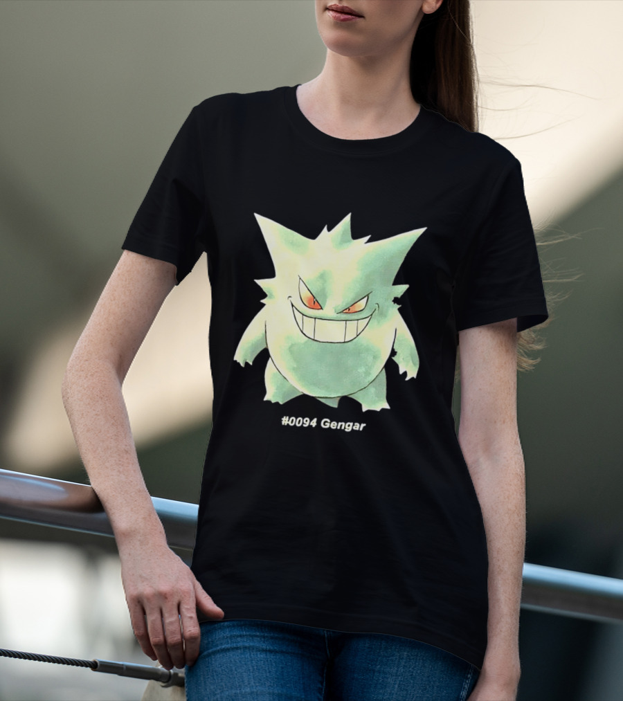 Gengar Pokemon 0094 Shadow Pokemon Ghost Type T-Shirt