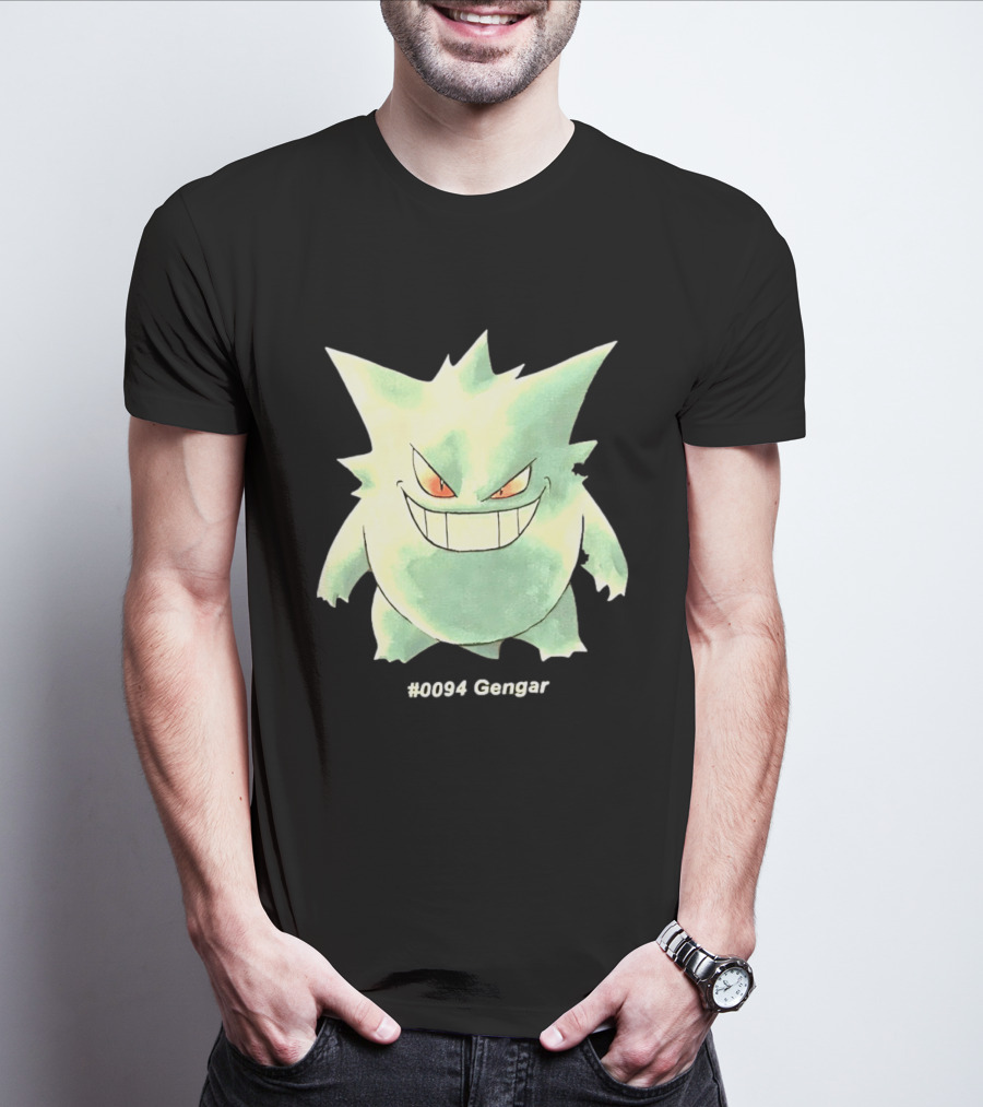 Gengar Pokemon 0094 Shadow Pokemon Ghost Type T-Shirt