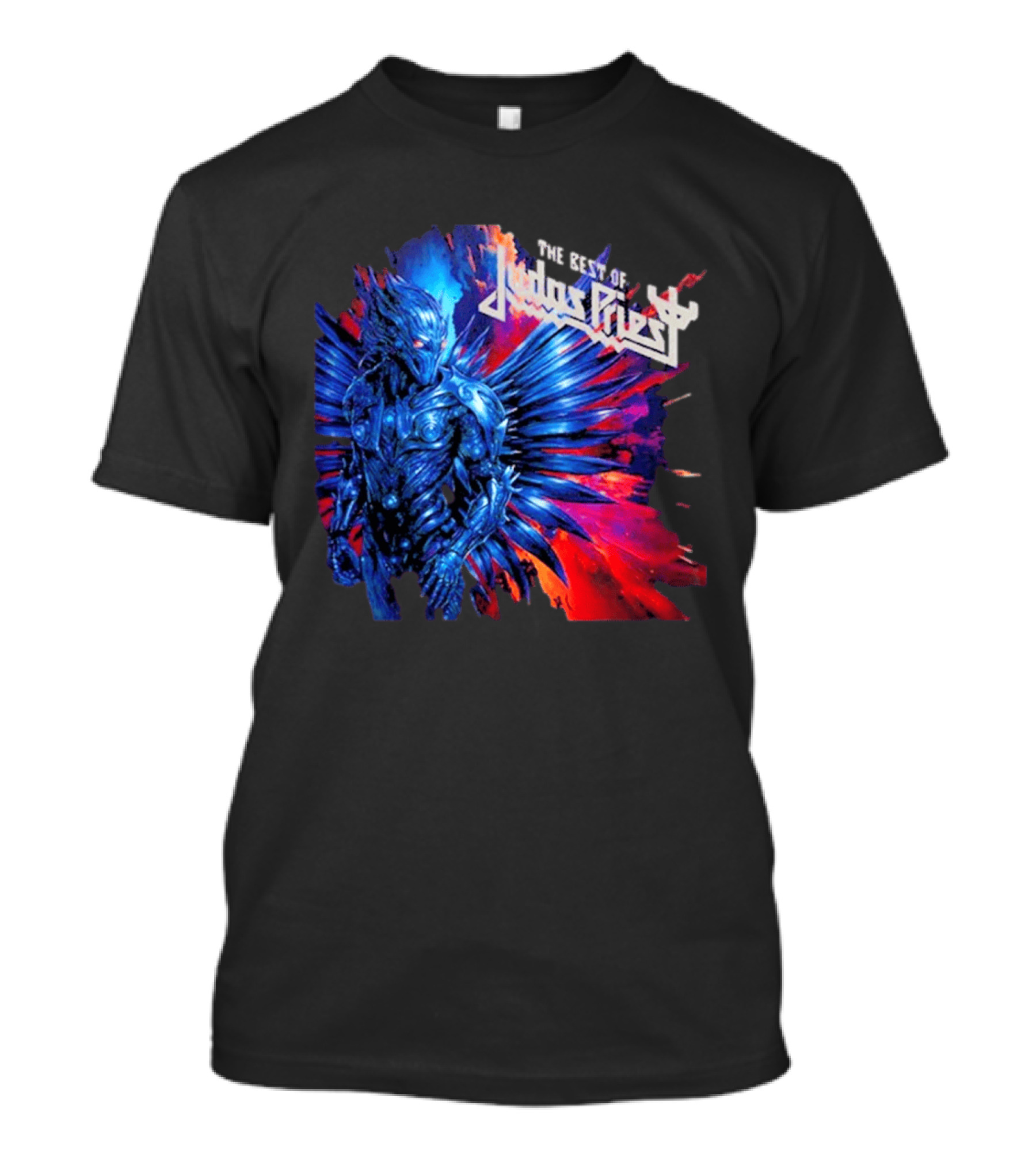 Judas Priest The Best Of 2026 New Album Robotic Blue Warrior T-Shirt