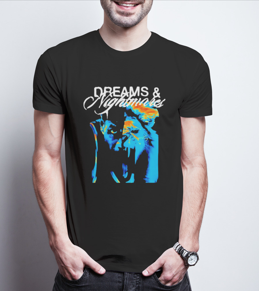 LeBron James Los Angeles Lakers Dreams Nightmares Watercolor Artistry T-Shirt
