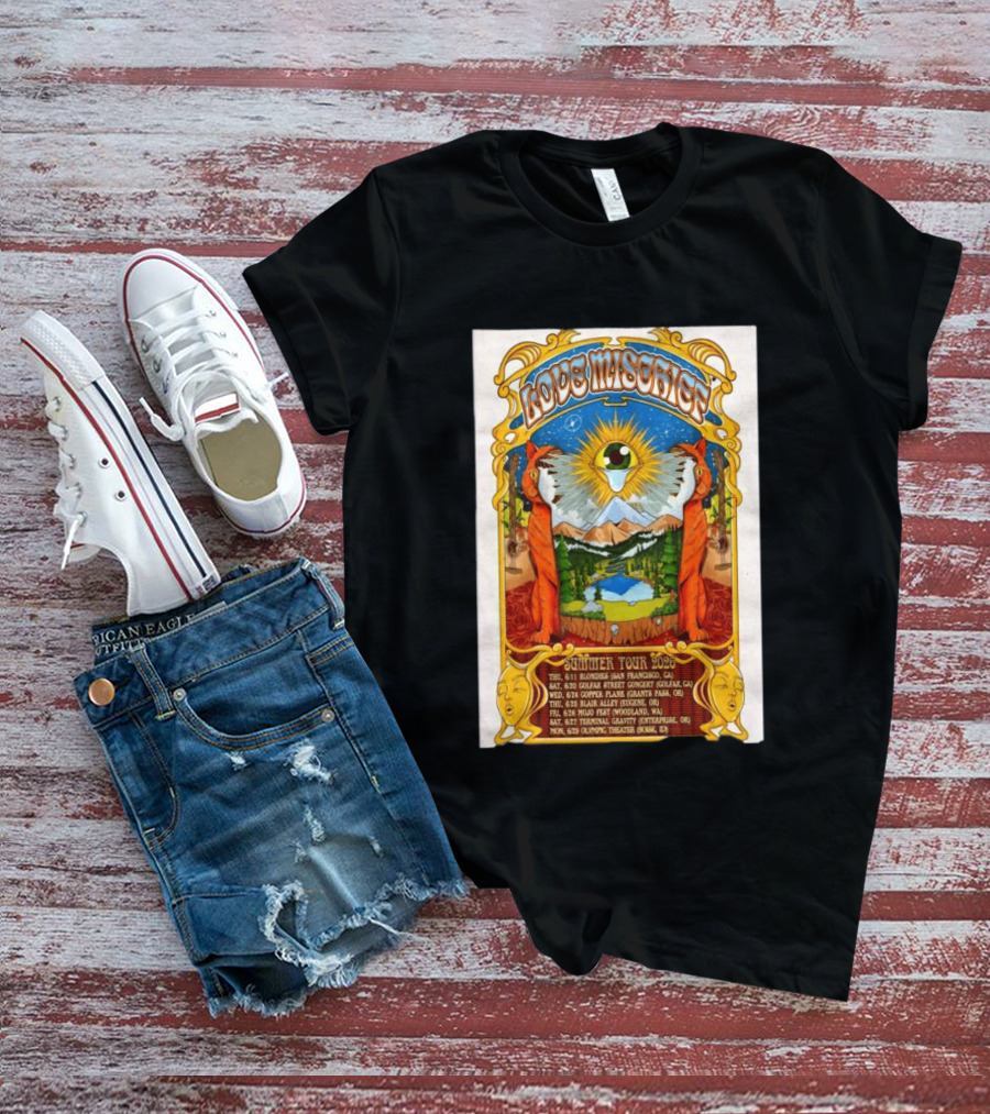 Love Mischief Summer Tour 2026 Dates And Venues Psychedelic T-Shirt