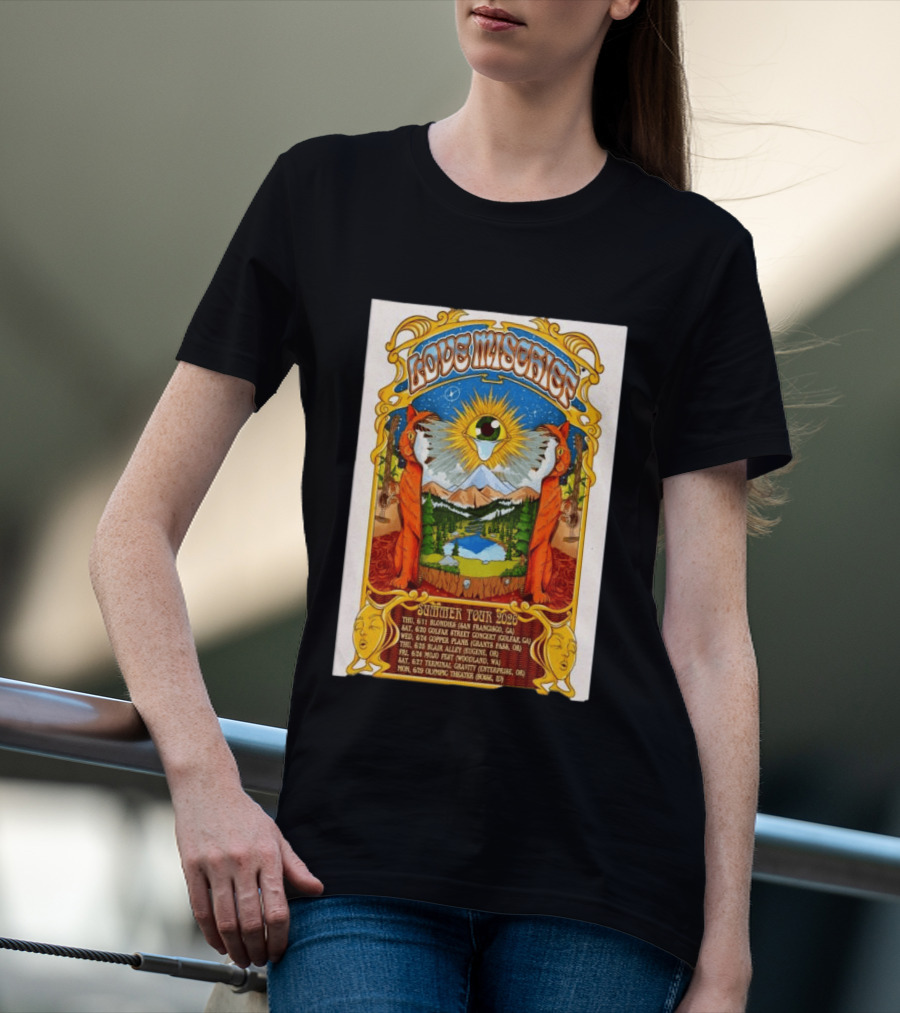 Love Mischief Summer Tour 2026 Dates And Venues Psychedelic T-Shirt