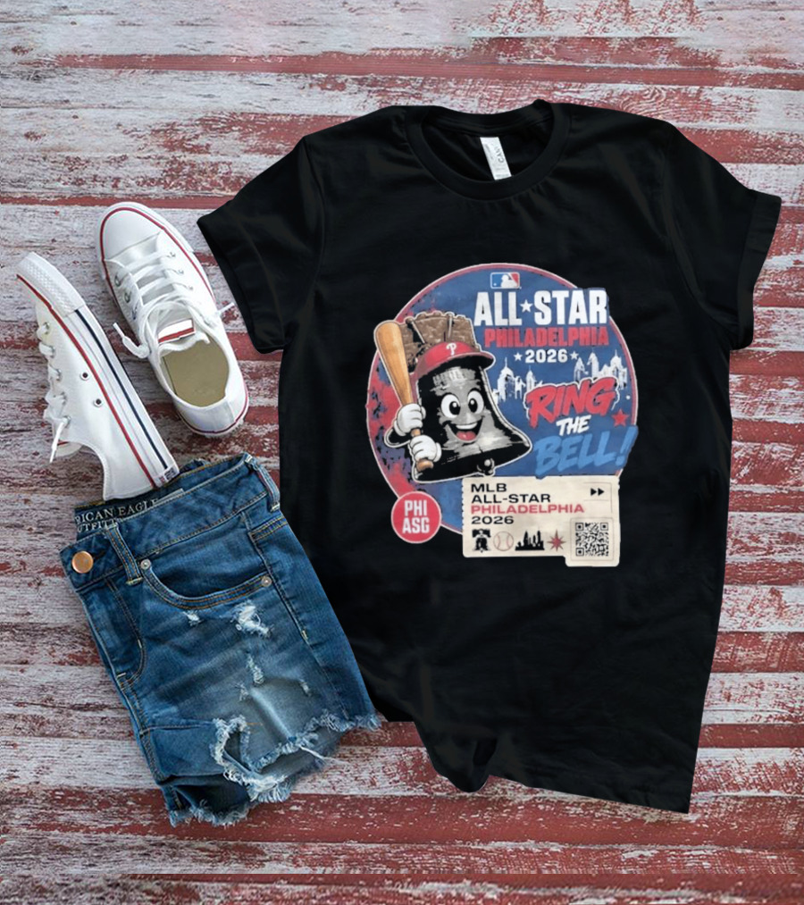 Philadelphia MLB All Star Game 2026 Ring The Bell Liberty Bell Baseball T-Shirt
