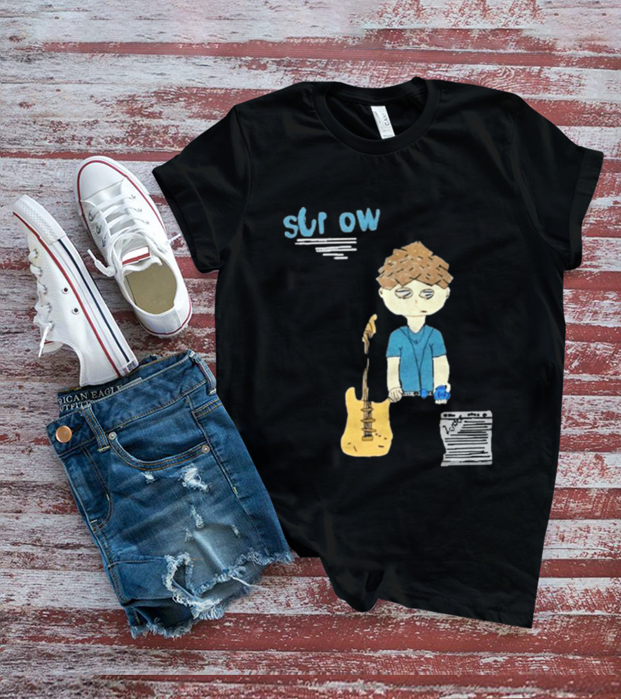 Sorrow Very Sorrow Days Blue Guitar T-Shirt