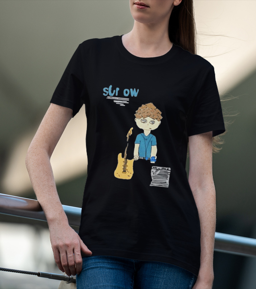 Sorrow Very Sorrow Days Blue Guitar T-Shirt