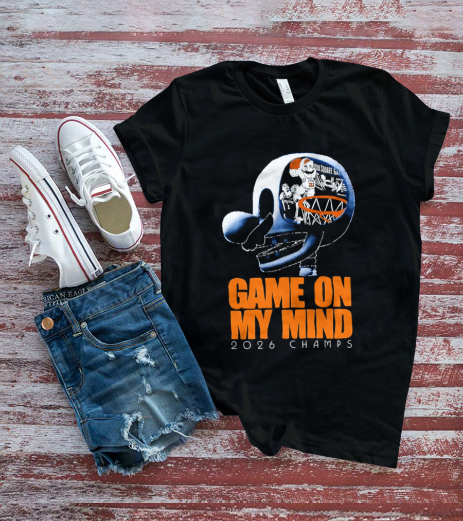 NY Knicks Mario Game On My Mind 2026 Champs T-Shirt