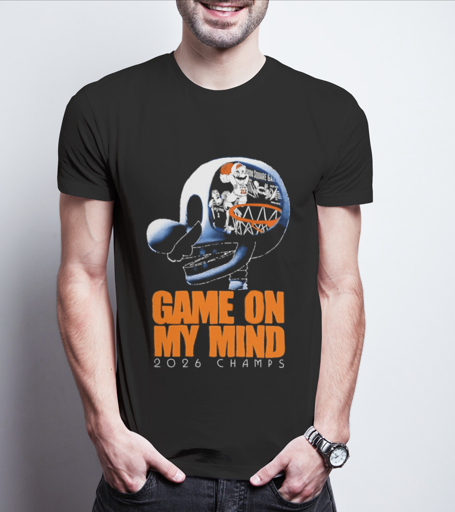 NY Knicks Mario Game On My Mind 2026 Champs T-Shirt