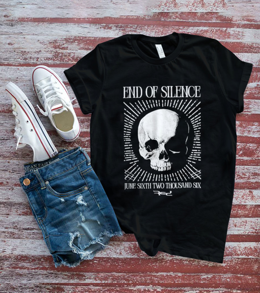 End Of Silence Skull June Sixth Two Thousand Six T-Shirt