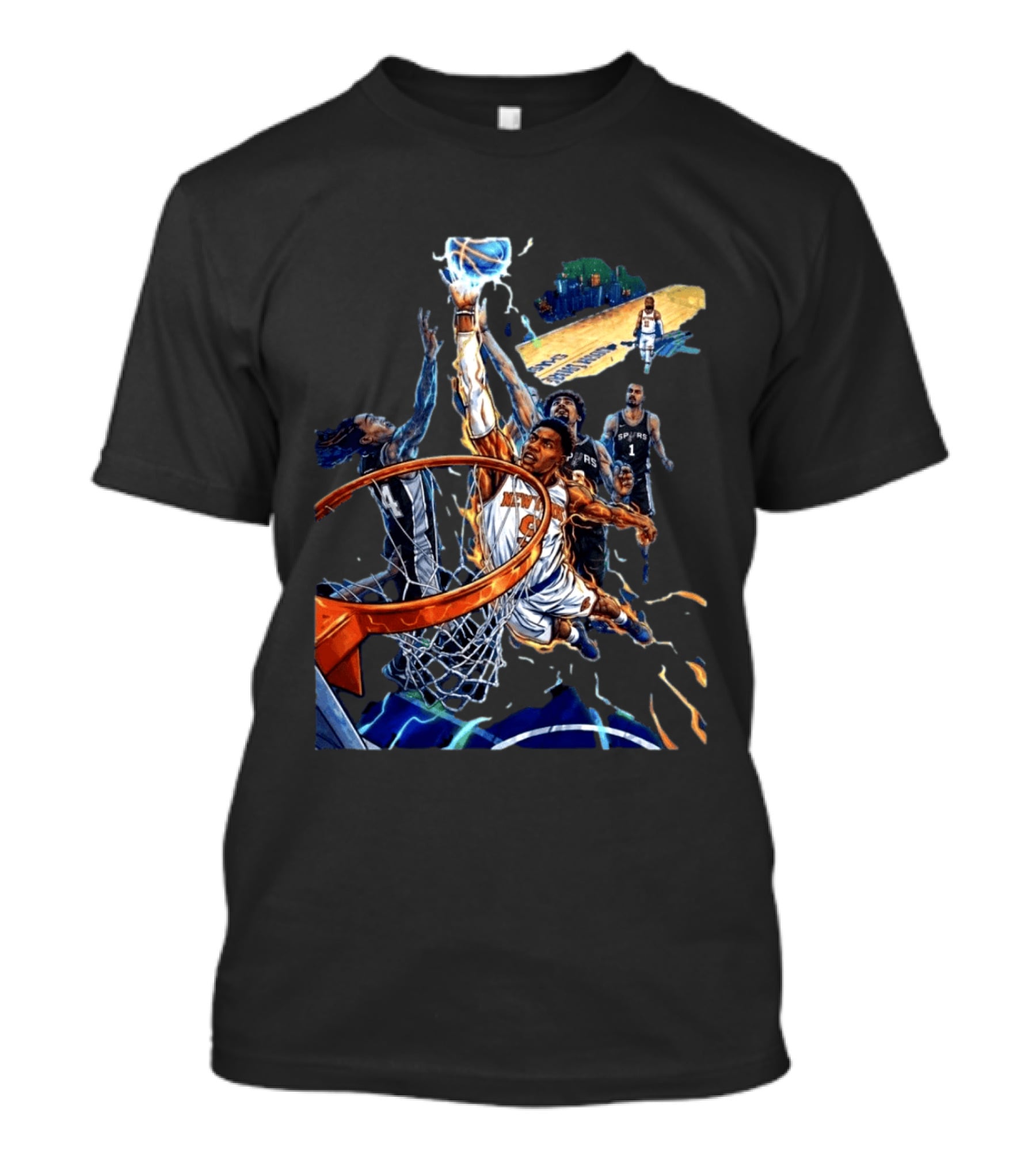 NBA Dunk NYC Knicks 2026 Showdown Championship Playoffs T-Shirt