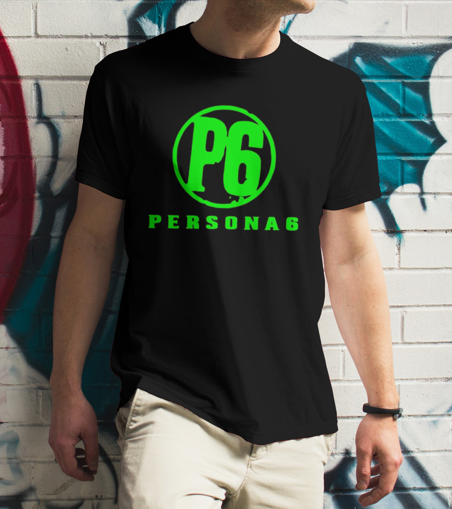 Persona 6 P6 Gaming Series Retro Green T-Shirt