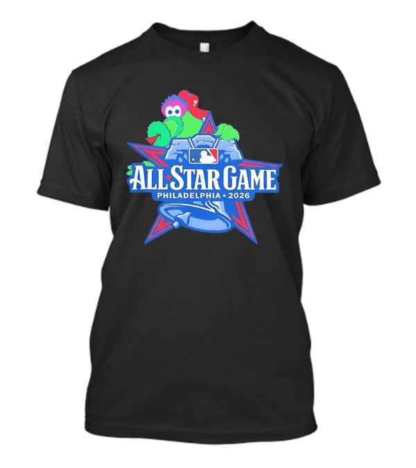 Phillie Phanatic All Star Game Philadelphia 2026 MLB T-Shirt