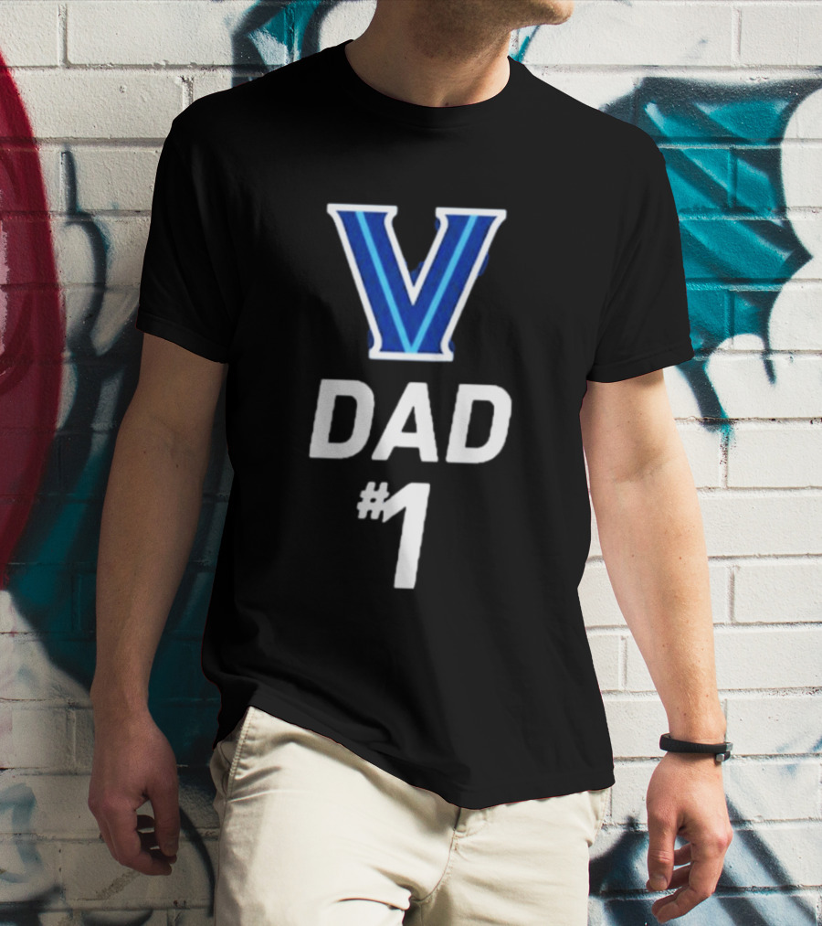 Villanova Number One Dad Father's Day 2026 T-Shirt
