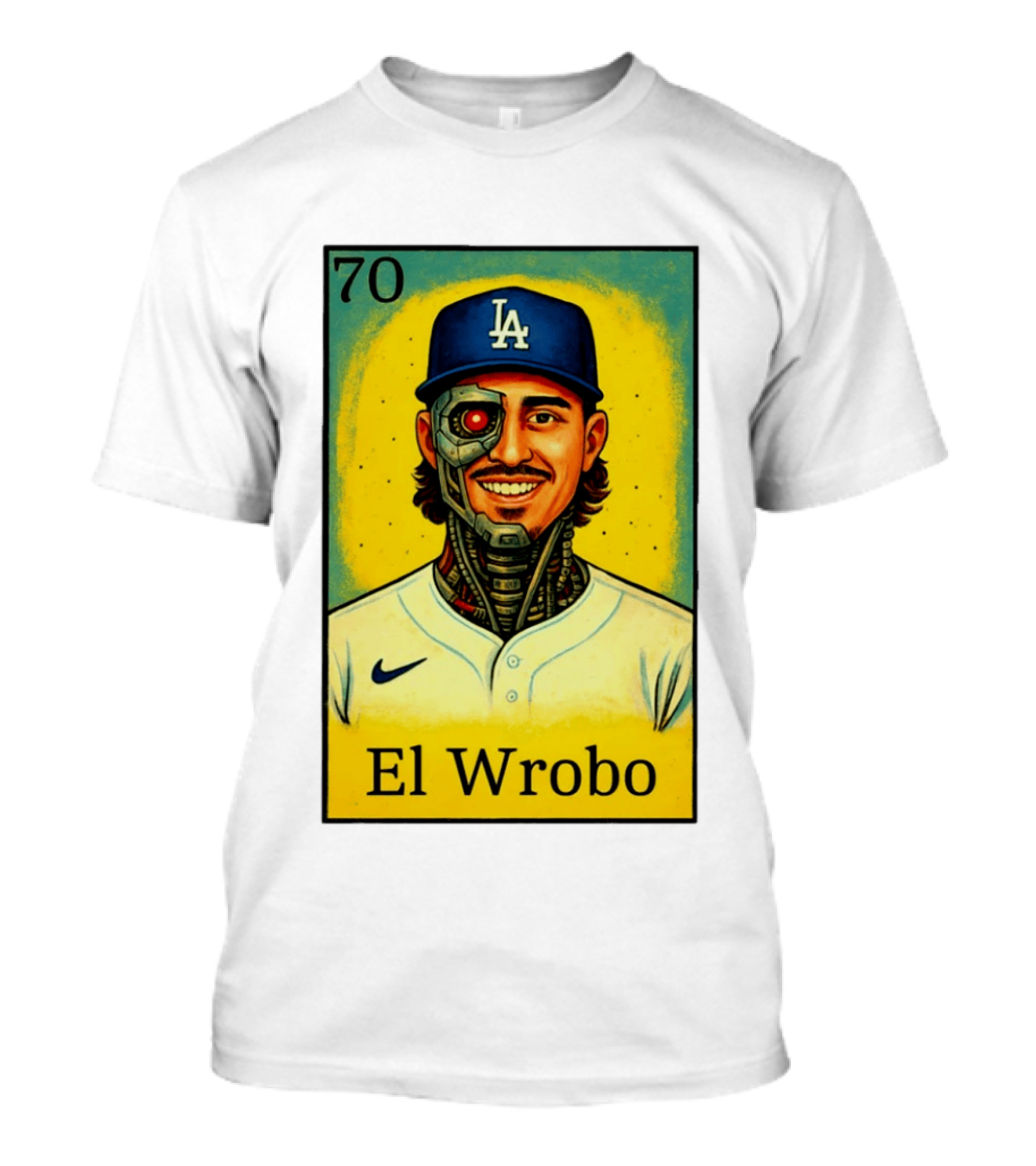 El Wrobo 70 Evan Phillips Los Angeles Dodgers T-Shirt
