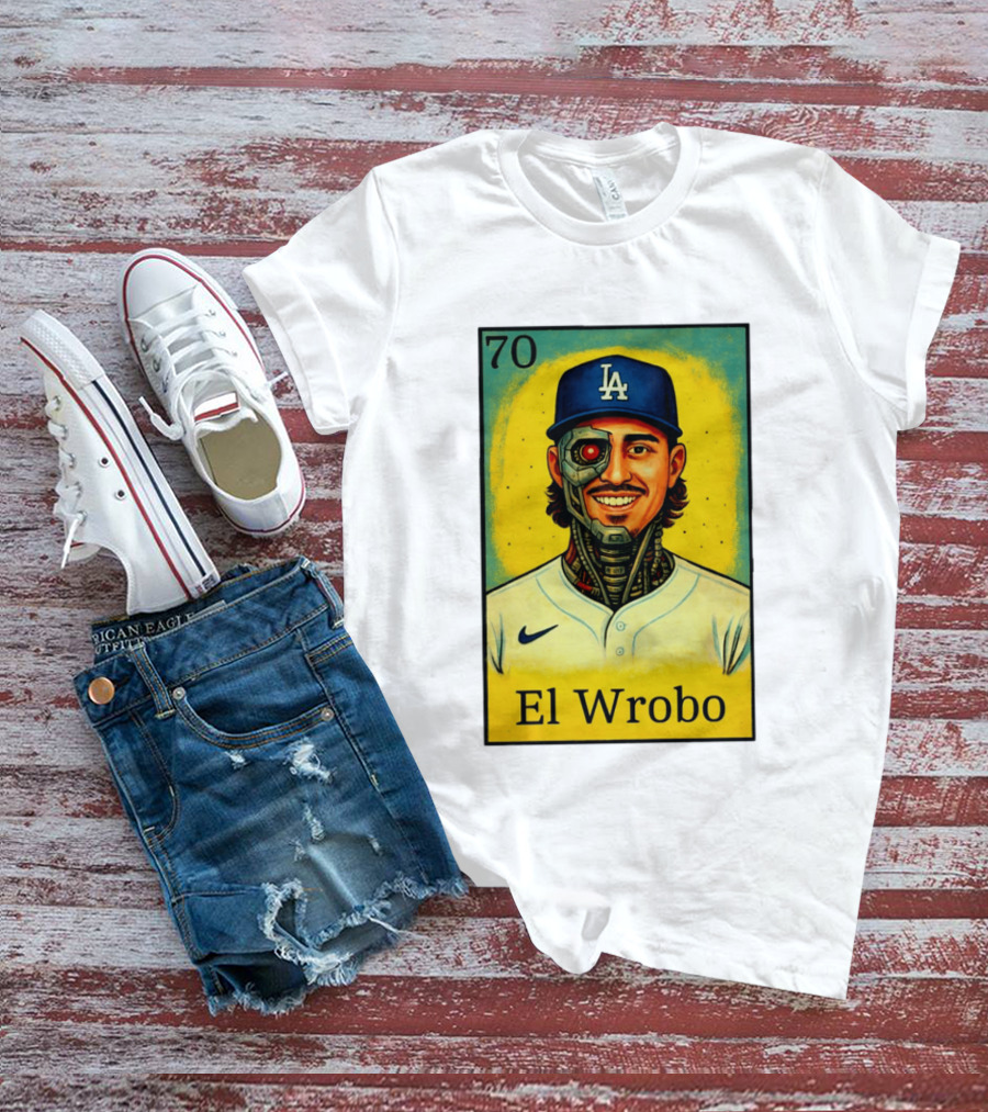 El Wrobo 70 Evan Phillips Los Angeles Dodgers T-Shirt