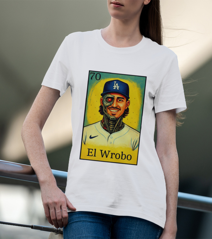 El Wrobo 70 Evan Phillips Los Angeles Dodgers T-Shirt