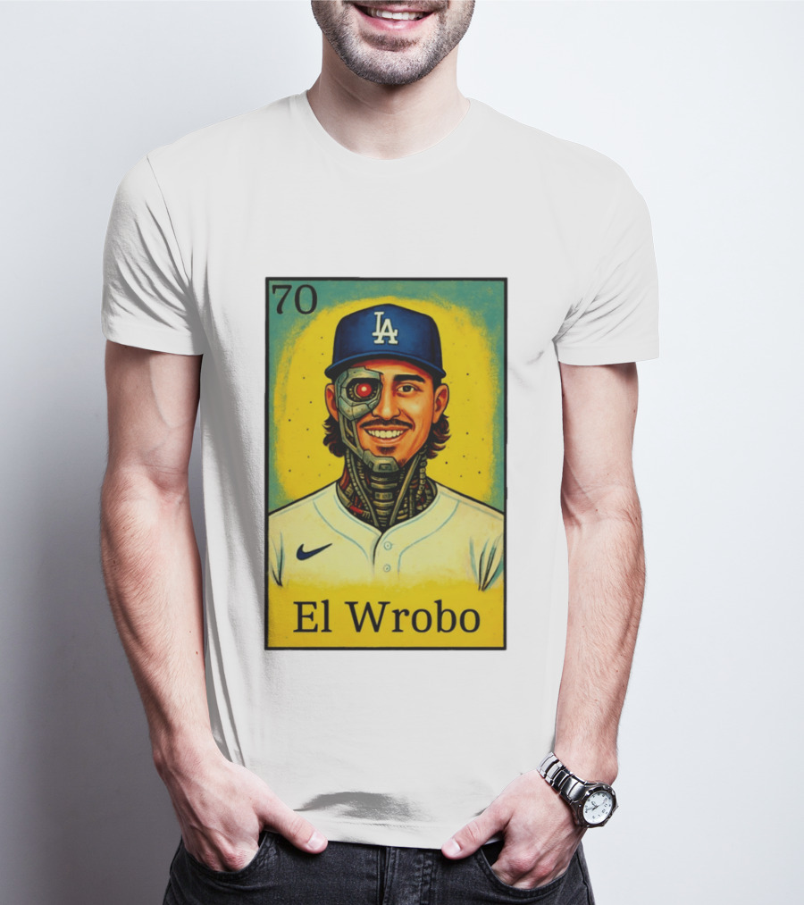 El Wrobo 70 Evan Phillips Los Angeles Dodgers T-Shirt