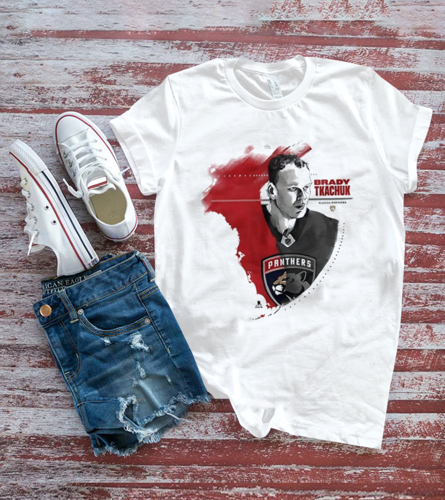 Florida Panthers Brady Tkachuk Portrait State Of Florida T-Shirt